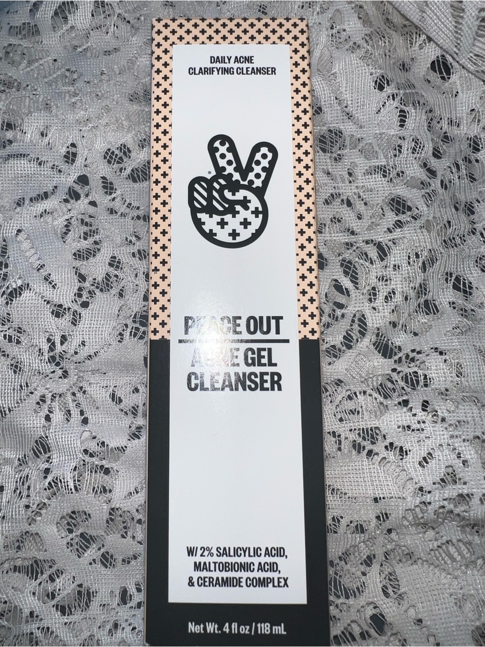 Peace Out Acne Gel Cleanser - full size 4 fl oz